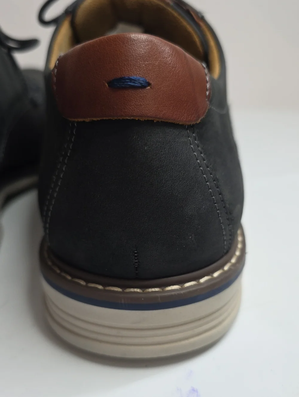 FLORSHEIM NORWALK PLAIN TOE BLACK NUBUCK CASUAL OXFORDS MENS 11.5W VGUC SLEEK